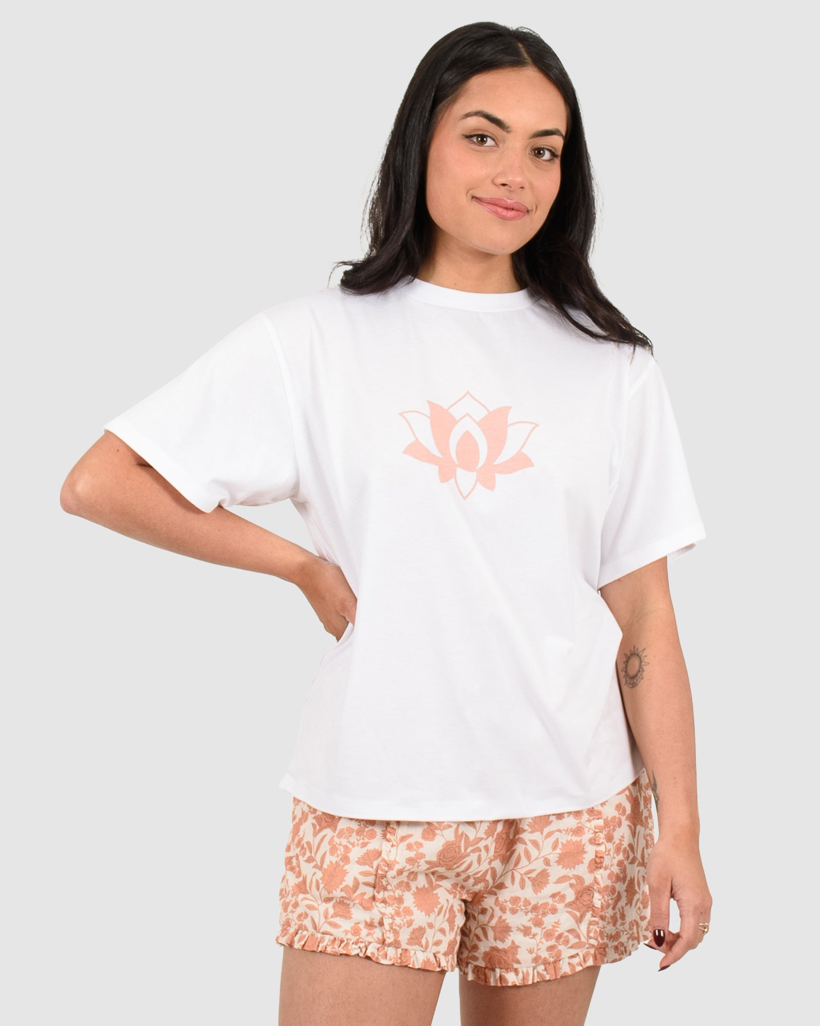 Lotus Boyfriend Tee